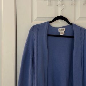 Vintage Blue Button-up Cardigan